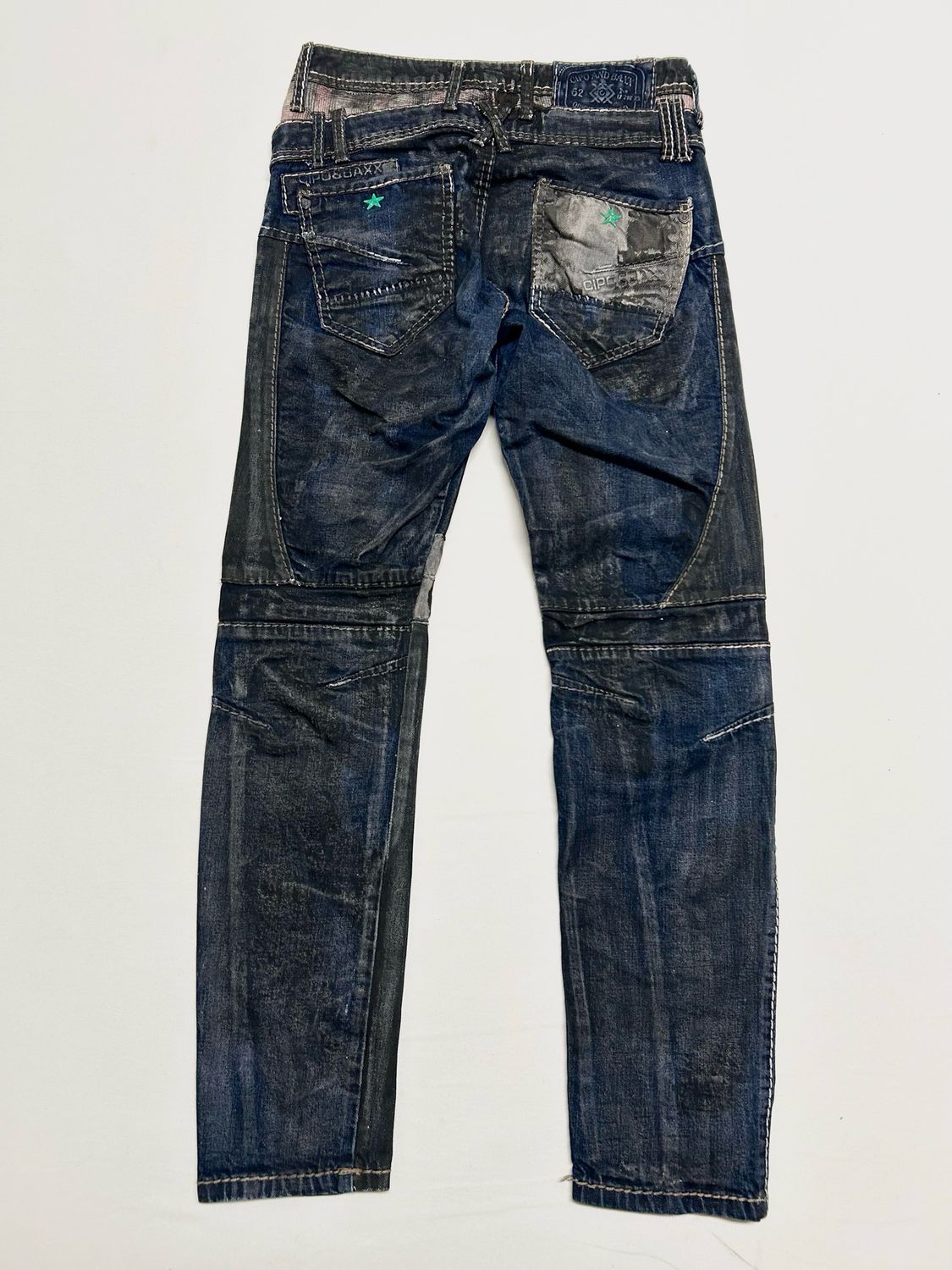 Cipo &amp; Baxx FW2011 Double Waisted Biker Denim Reworked