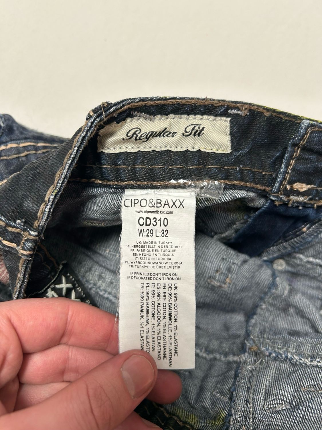 Cipo &amp; Baxx FW2011 Double Waisted Biker Denim Reworked