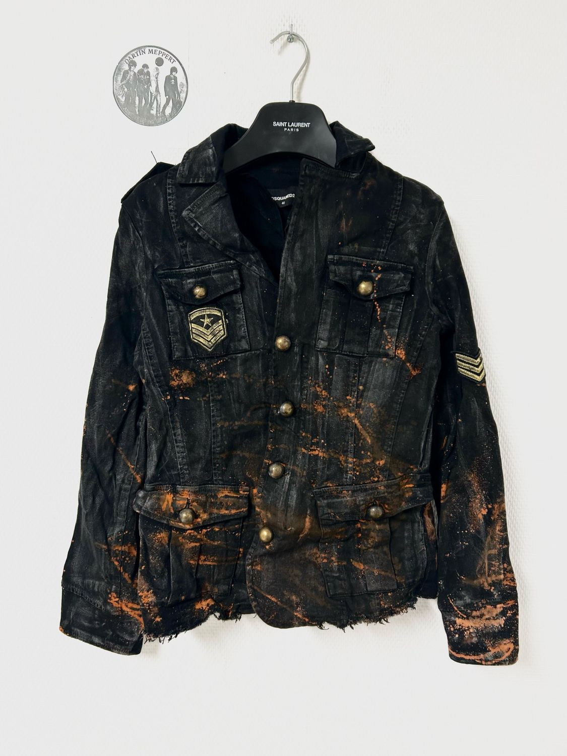 DSQUARED2 by Dean &amp; Dan Caten 2012 Military Jacket — Reworked