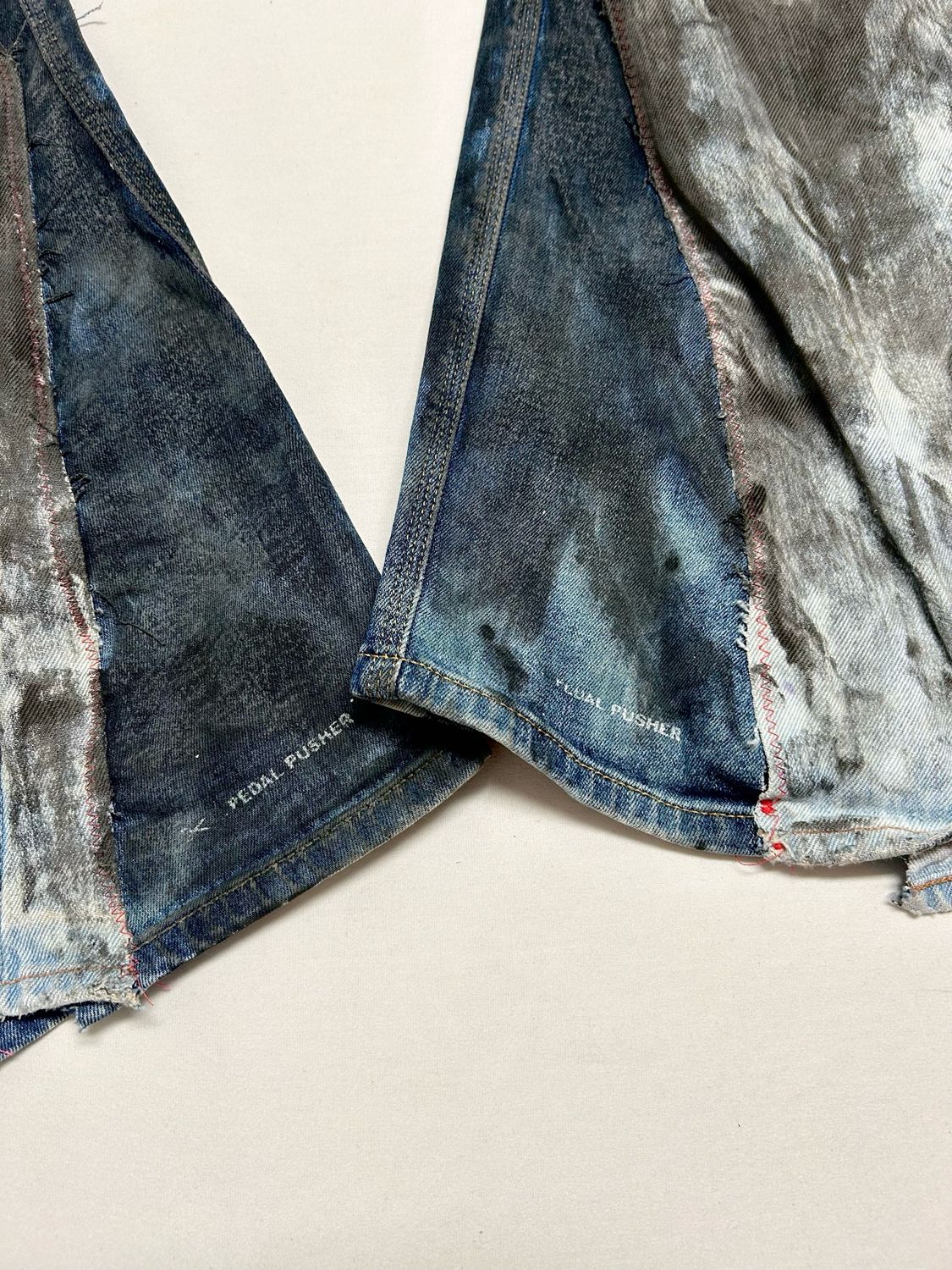 EVISU by Hidehiko Yamane 2012 No.3 Painted Flare Denim Reworked