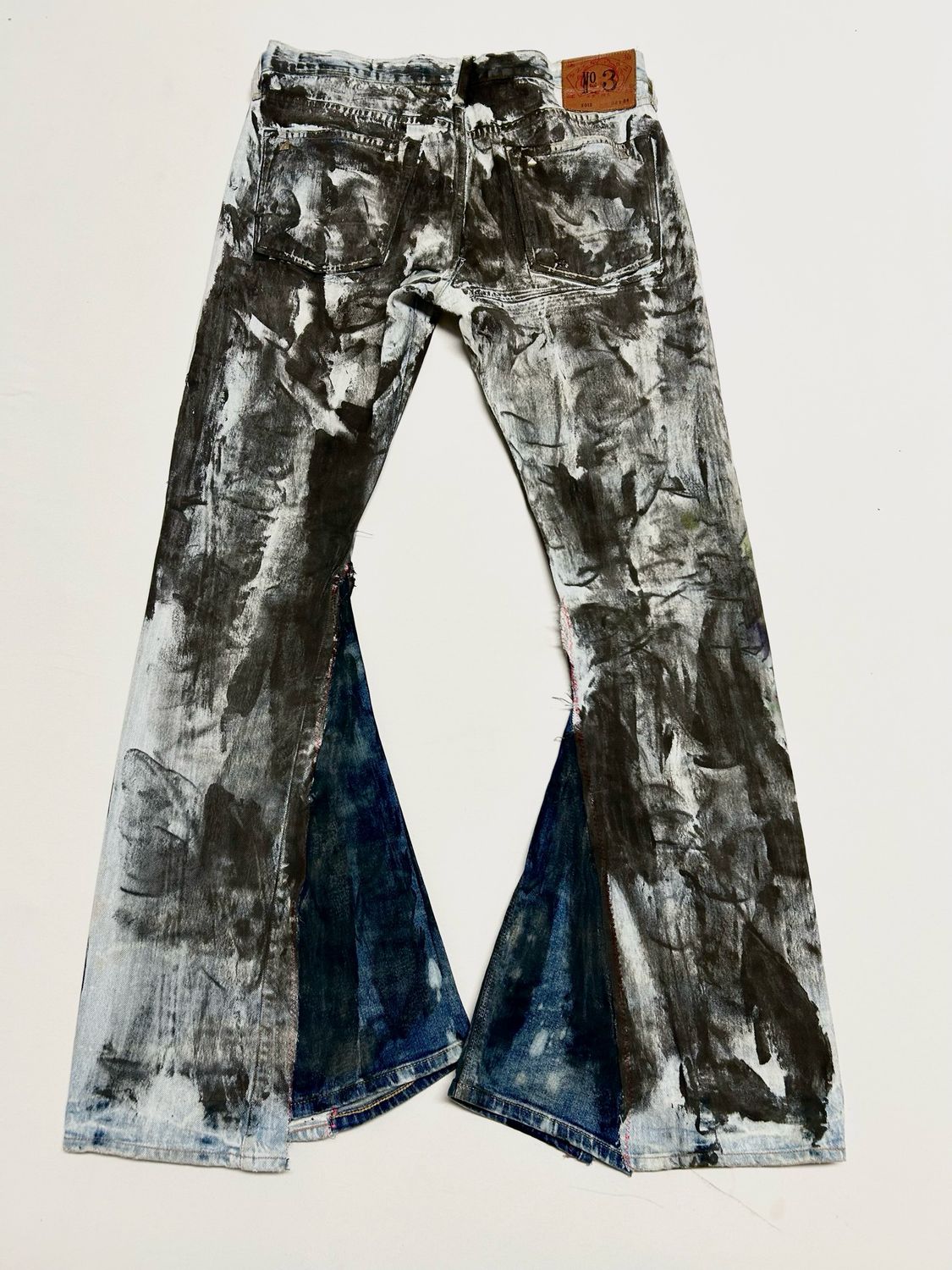 EVISU by Hidehiko Yamane 2012 No.3 Painted Flare Denim Reworked