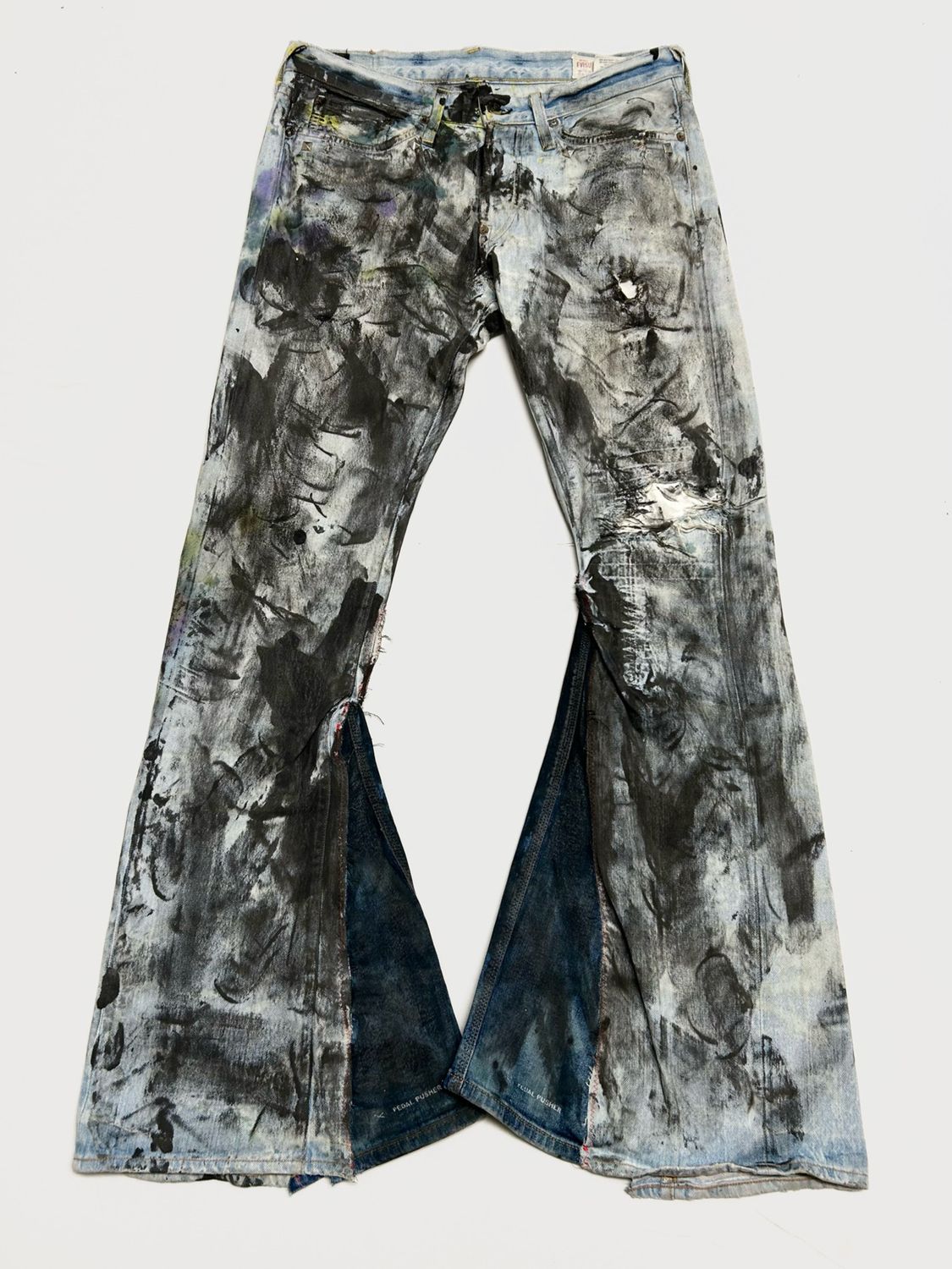 EVISU by Hidehiko Yamane 2012 No.3 Painted Flare Denim Reworked