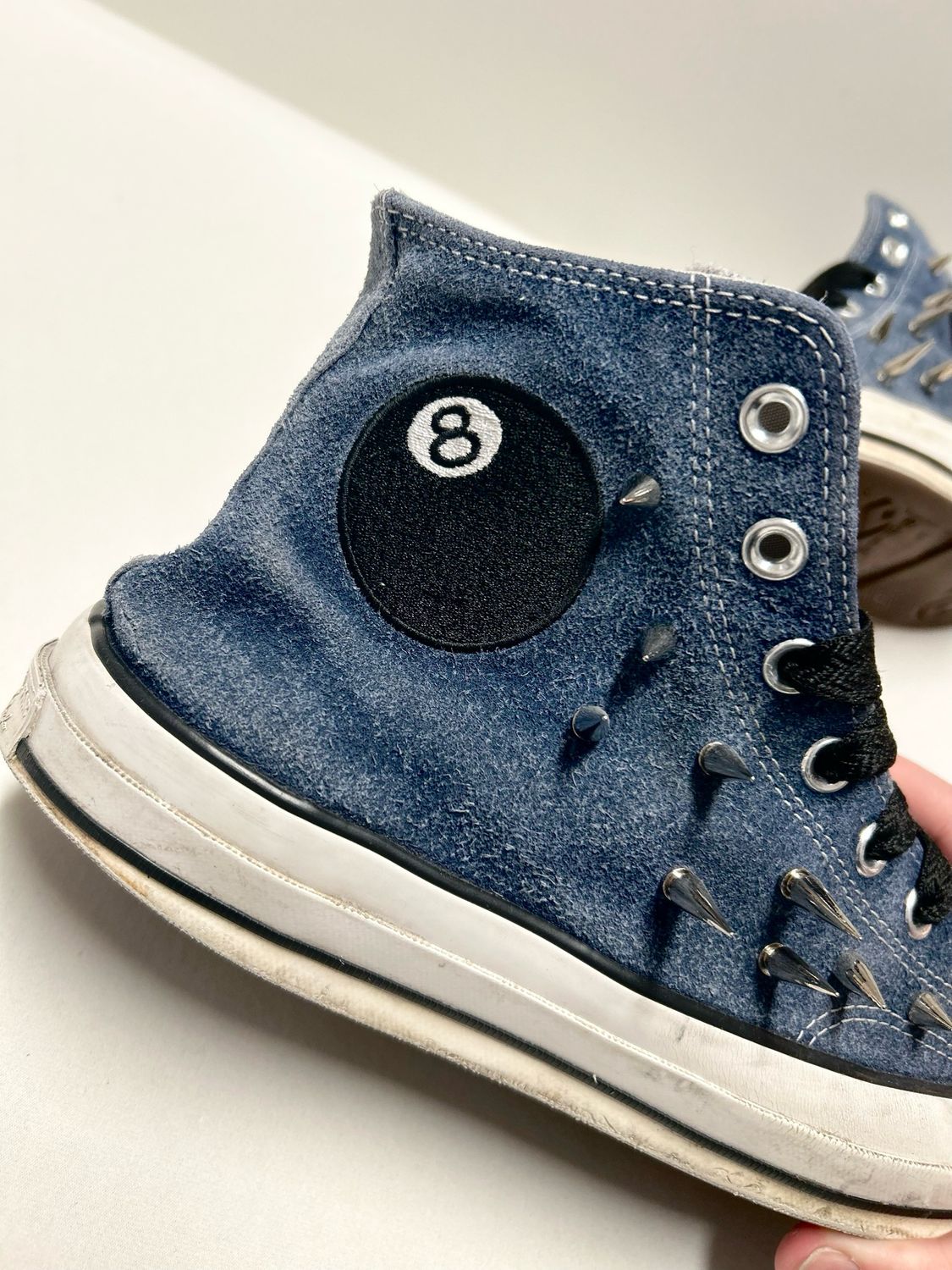 Stüssy x Converse 2017 8-Ball Suede Chucks Reworked