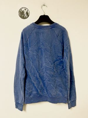 Balmain by Olivier Rousteing 2013 Signature Logo Side-Zip Crewneck Sweatshirt