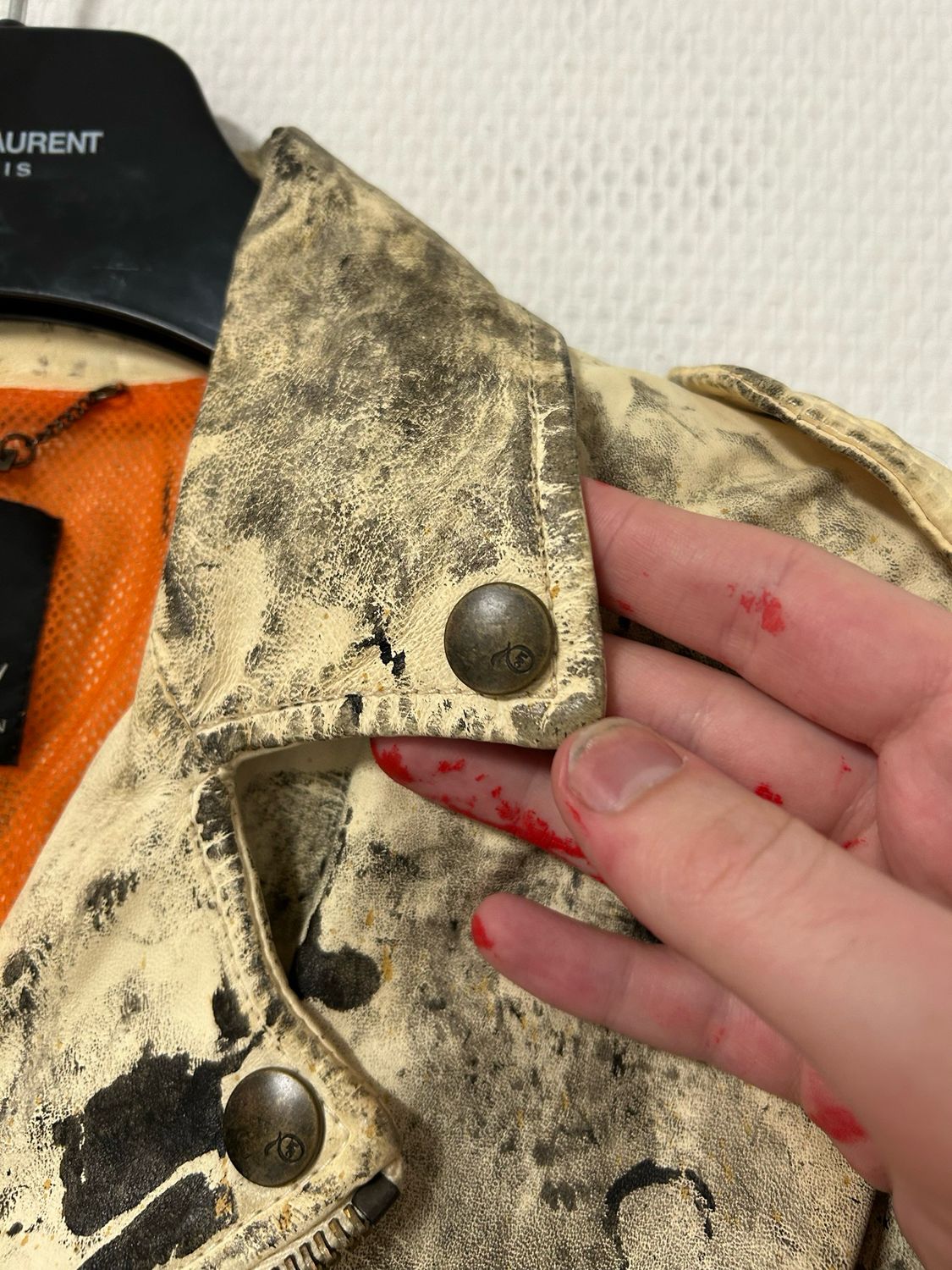 Alexander McQueen SS2011 Leather Biker Jacket Reworked