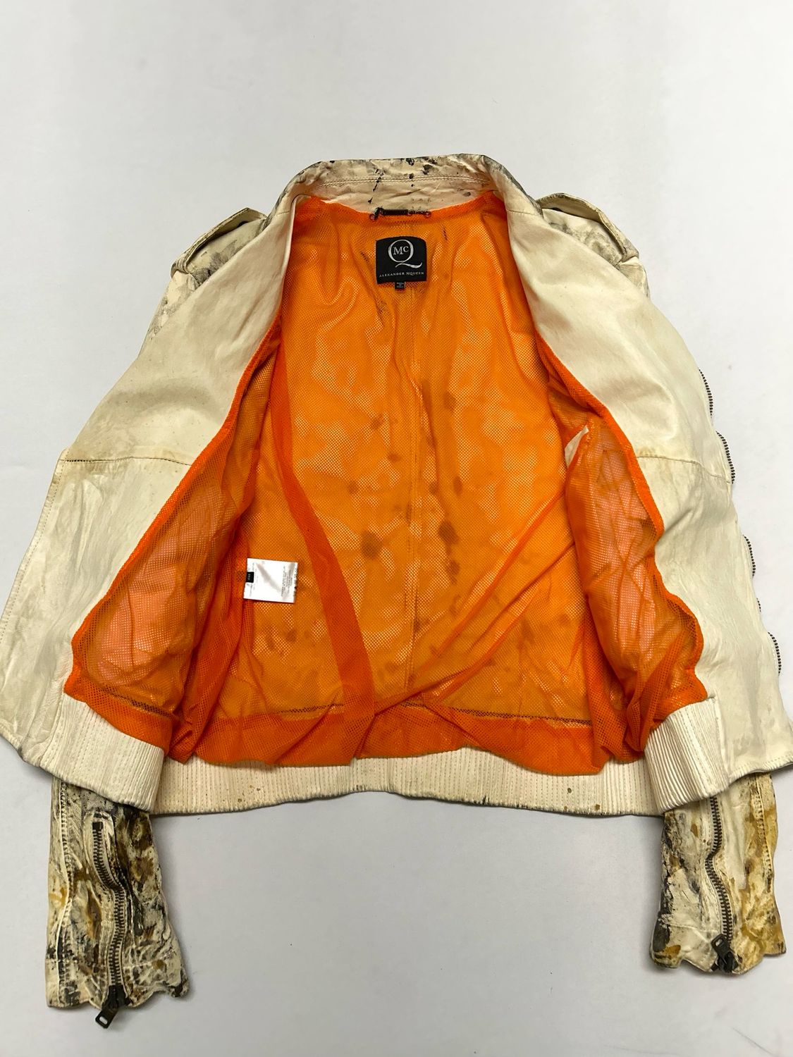 Alexander McQueen SS2011 Leather Biker Jacket Reworked