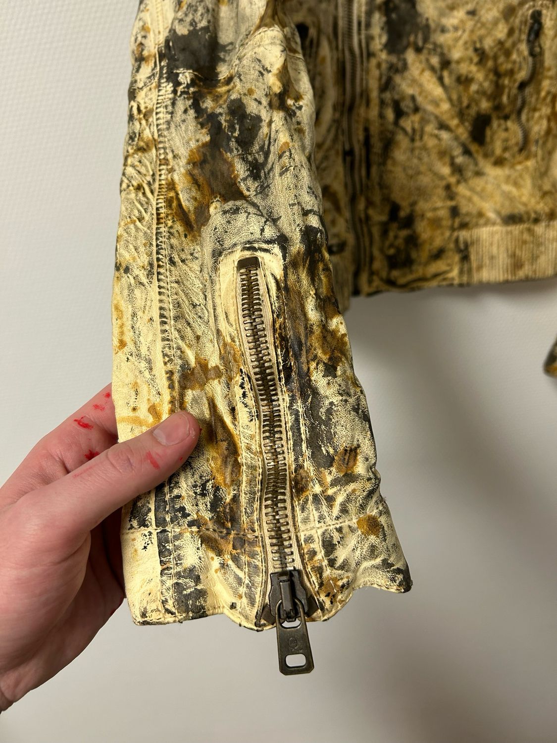 Alexander McQueen SS2011 Leather Biker Jacket Reworked