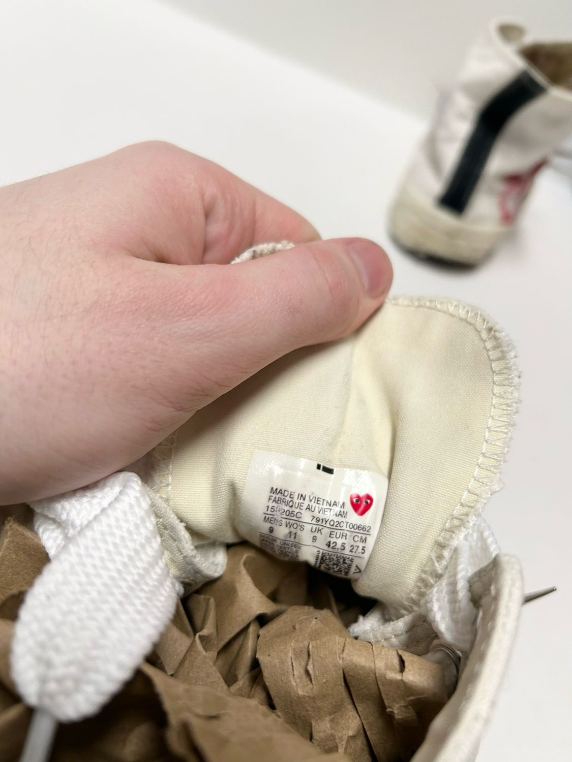 Comme des Garçons PLAY by Rei Kawakubo 2015 Chuck Taylor Hi — Reworked