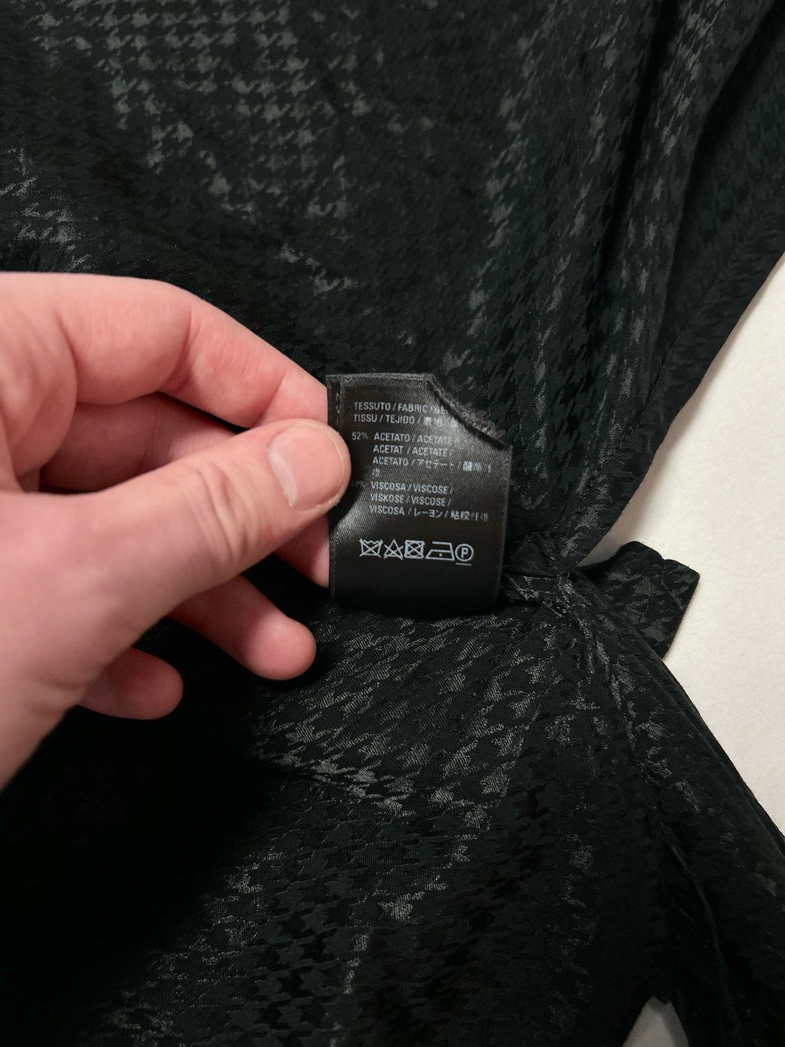 Balenciaga by Demna SS2020 Houndstooth Zip Track Jacket