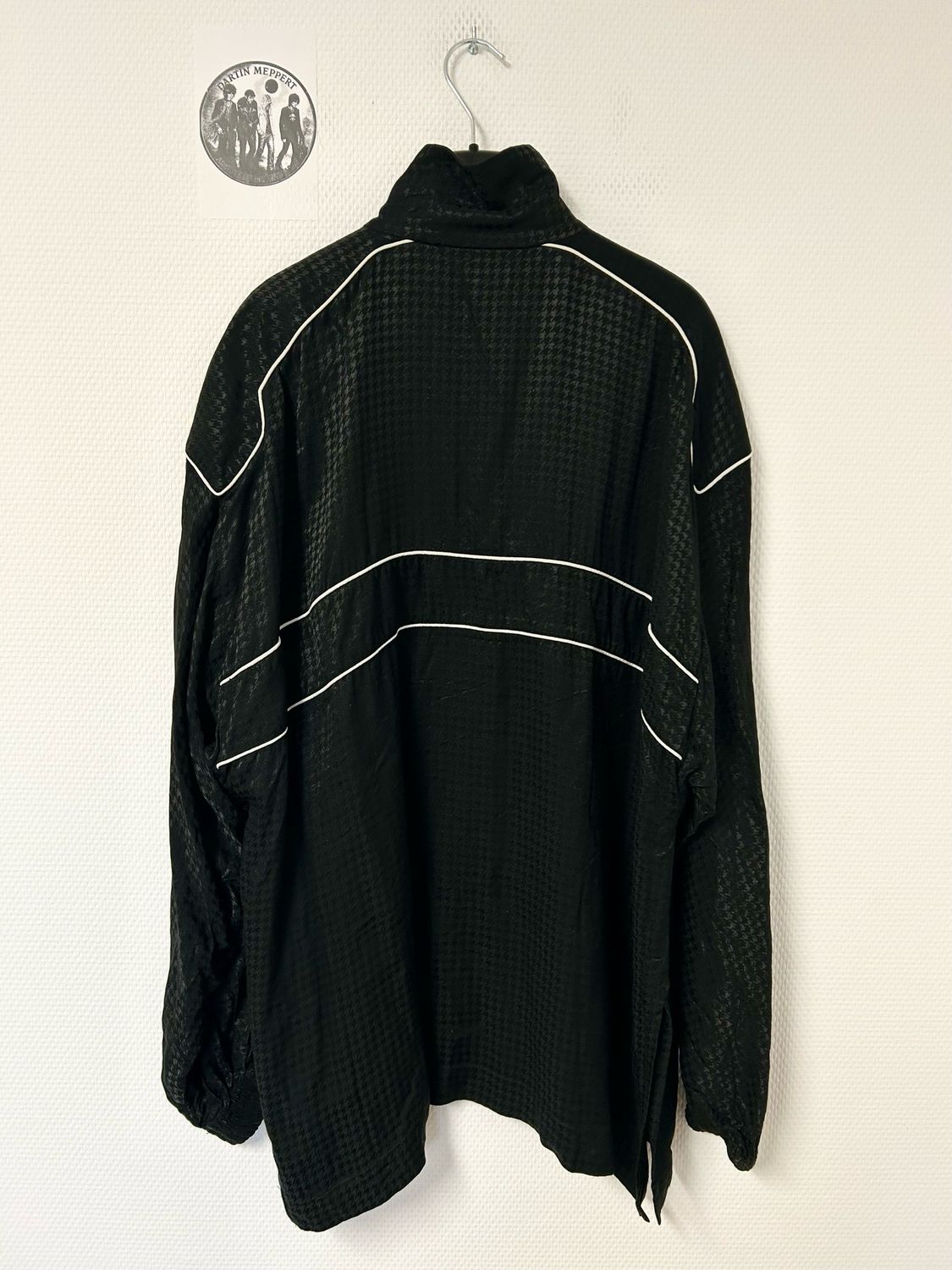 Balenciaga by Demna SS2020 Houndstooth Zip Track Jacket