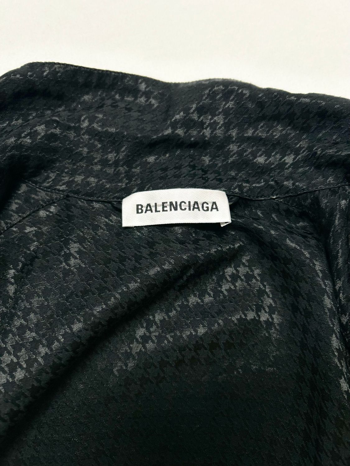 Balenciaga by Demna SS2020 Houndstooth Zip Track Jacket