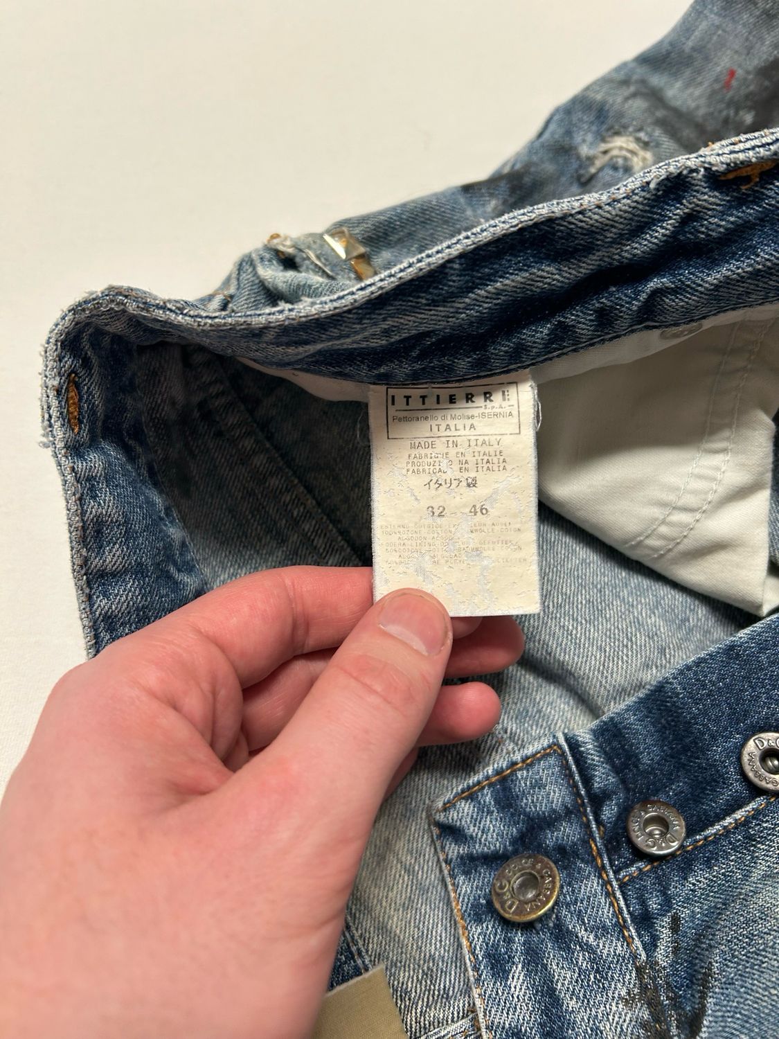 Dolce &amp; Gabbana  2004 POWER Denim Reworked