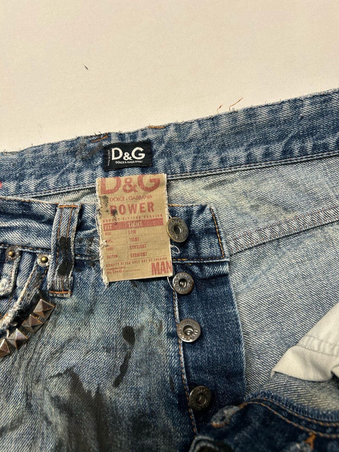 Dolce &amp; Gabbana  2004 POWER Denim Reworked