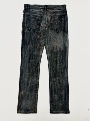 Saint Laurent Paris by Anthony Vaccarello 2020 D24 Waxed Denim Reworked