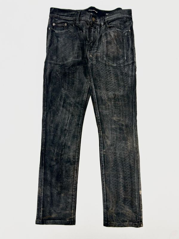 Saint Laurent Paris by Anthony Vaccarello 2020 D24 Waxed Denim Reworked