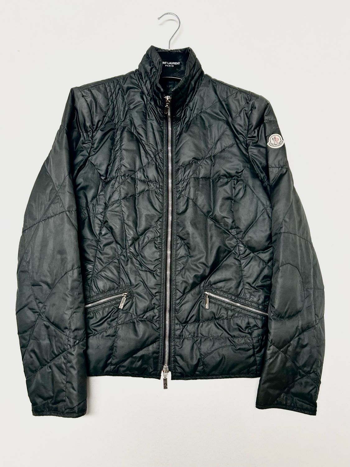Moncler 2010 Geometric Embroidery Quilted Puffer Jacket