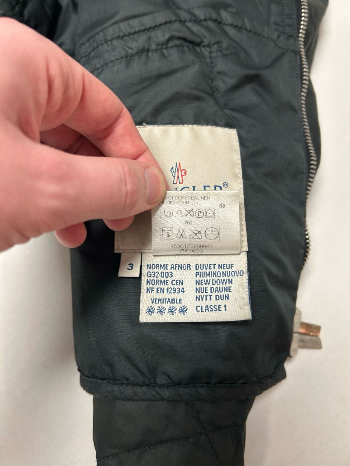 Moncler 2010 Geometric Embroidery Quilted Puffer Jacket