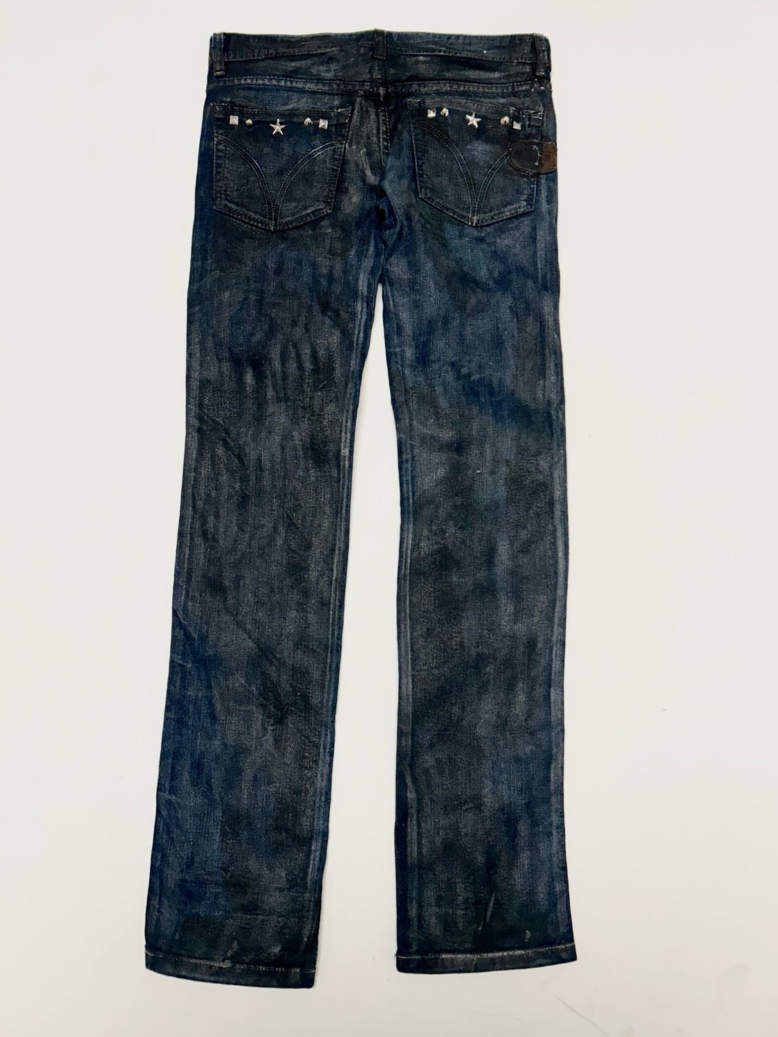 Dolce &amp; Gabbana 2006 Audacious Waxed Denim Reworked
