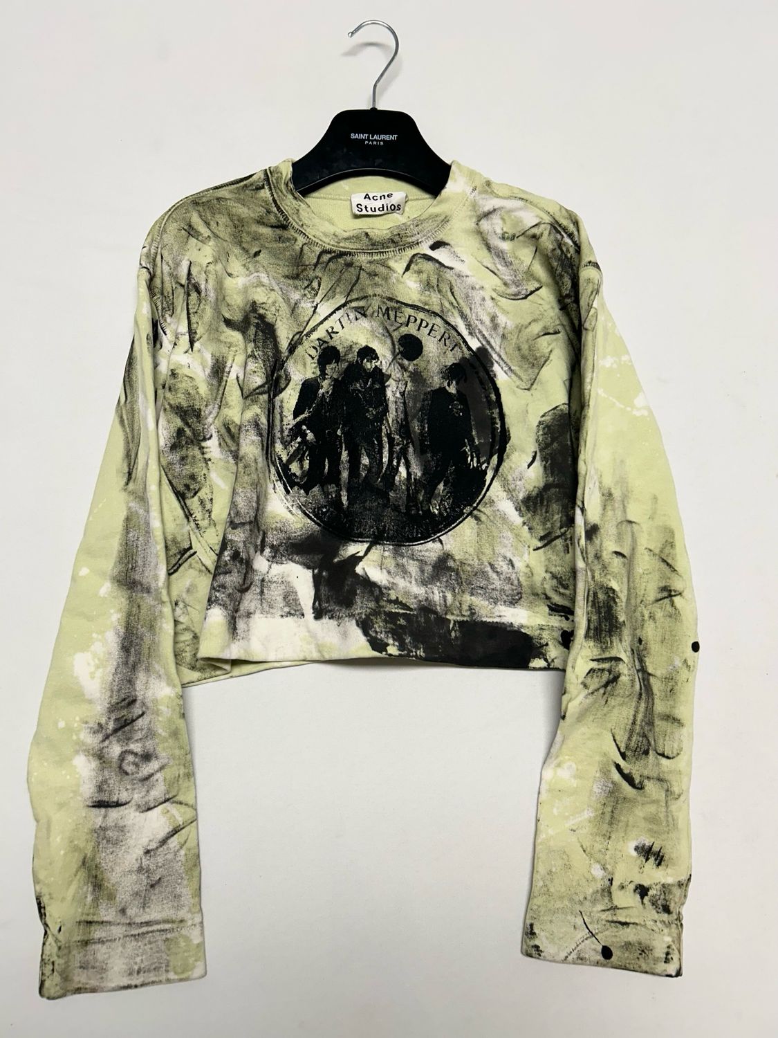 Acne Studios by Jonny Johansson FW2019 Odice Cropped Crewneck Reworked