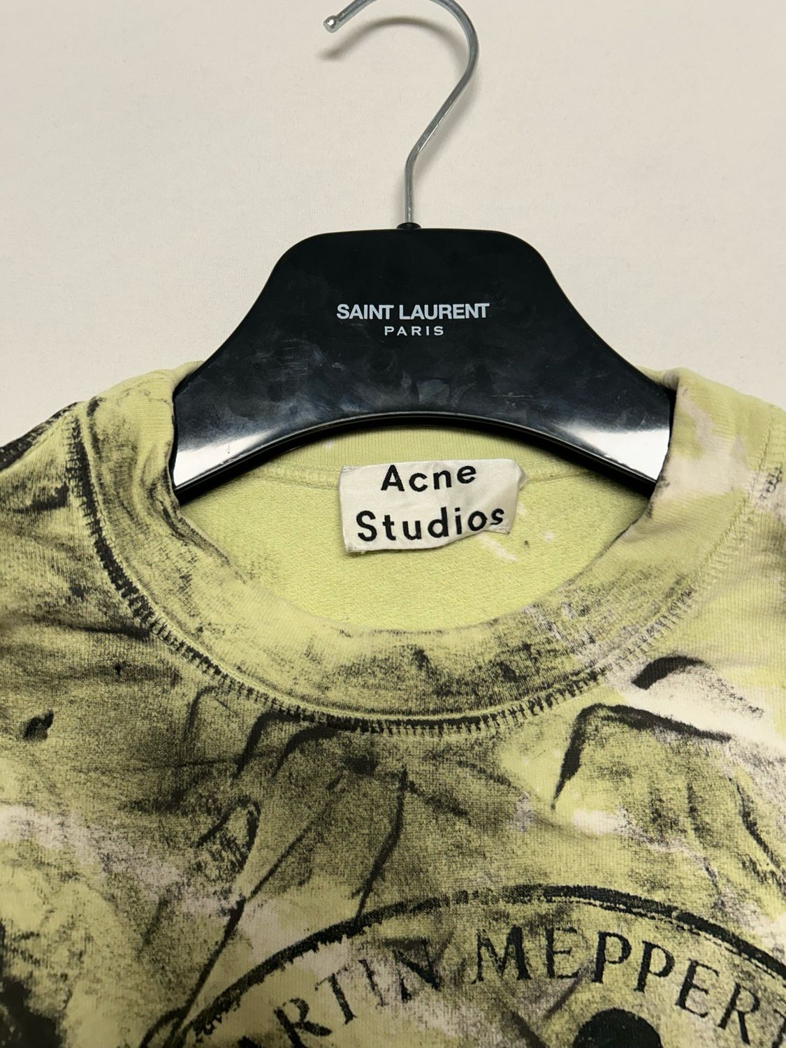 Acne Studios by Jonny Johansson FW2019 Odice Cropped Crewneck Reworked