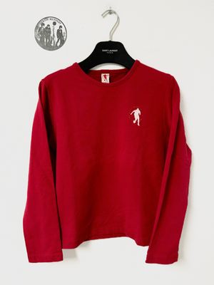 Bikkembergs by Dirk Bikkembergs SS2004 Spiral Logo Embellished Long Sleeve