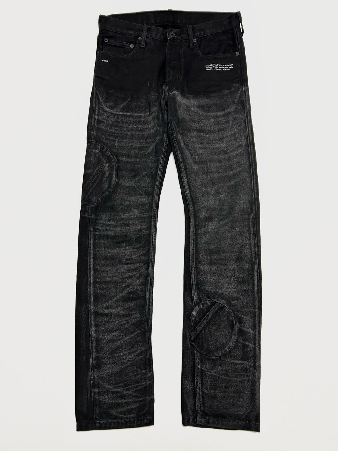 Off-White by Virgil Abloh FW2021 Panel Detail Denim Jeans