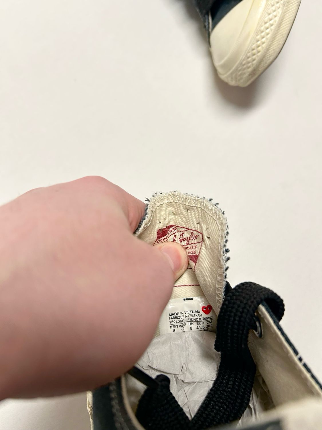 Comme des Garçons PLAY SS2015 Chuck Taylor All Star Low Reworked