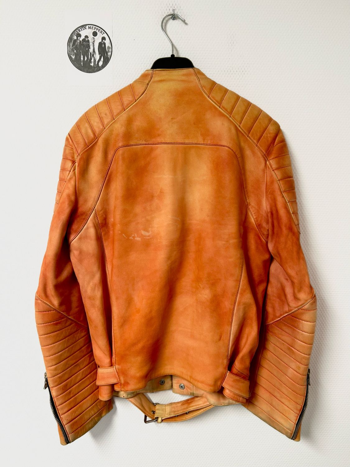 Balmain by Olivier Rousteing SS2015 Lamb Leather Biker Jacket