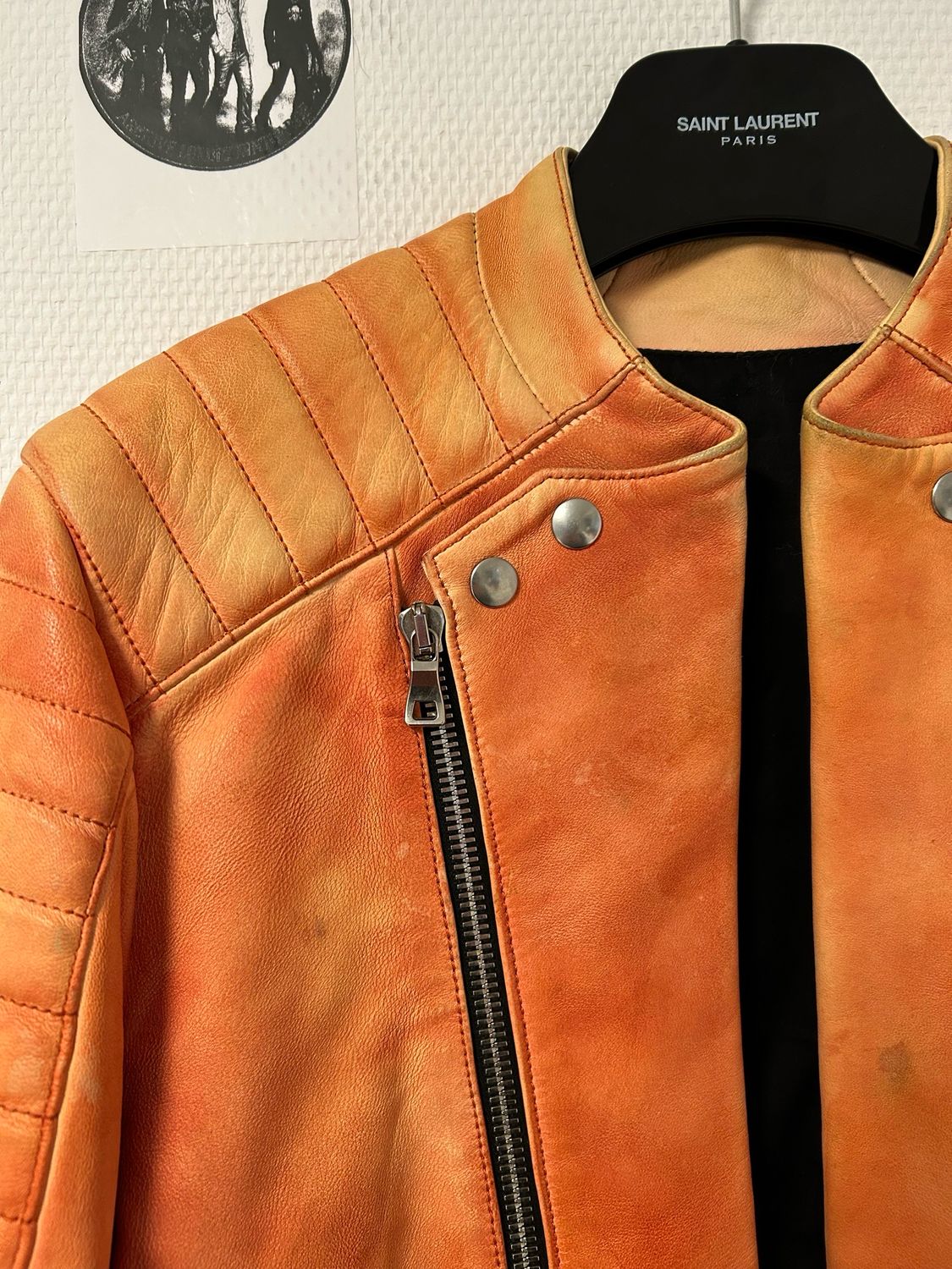 Balmain by Olivier Rousteing SS2015 Lamb Leather Biker Jacket
