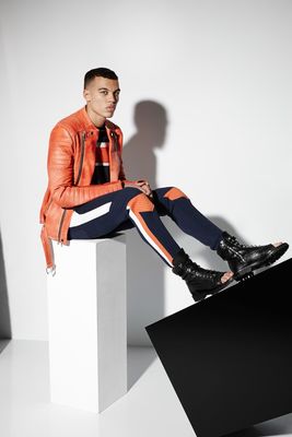 Balmain by Olivier Rousteing SS2015 Lamb Leather Biker Jacket
