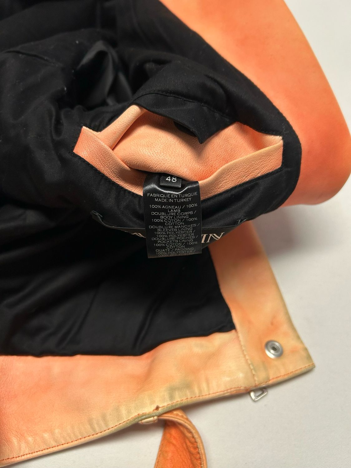 Balmain by Olivier Rousteing SS2015 Lamb Leather Biker Jacket