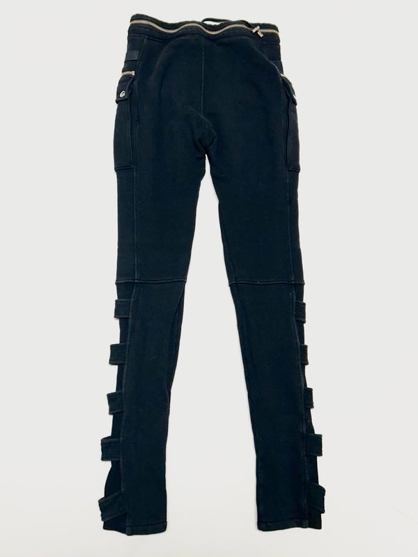 Balmain by Olivier Rousteing 2019 Bondage Multi-Zip Biker Cargo Pants