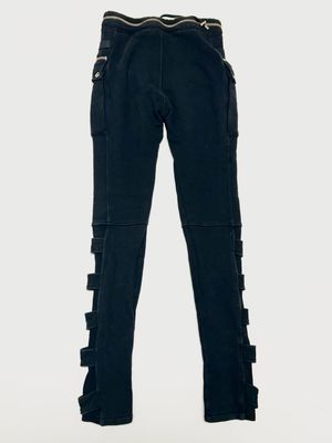 Balmain by Olivier Rousteing 2019 Bondage Multi-Zip Biker Cargo Pants