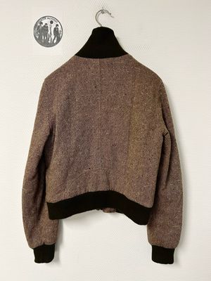 Walter Van Beirendonck AW1998 Down-Filled Tweed Bomber Jacket