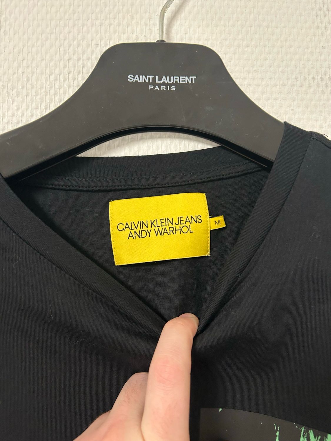 Calvin Klein Jeans by Raf Simons 2018  Andy Warhol “Fright Wig” Long Sleeve 