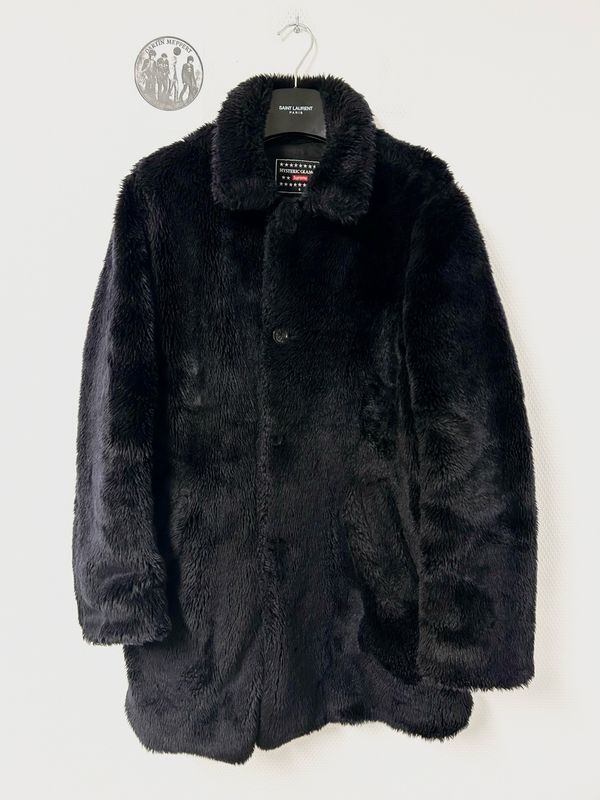 Supreme x Hysteric Glamour FW2017 “Fuck You” Faux Fur Coat 