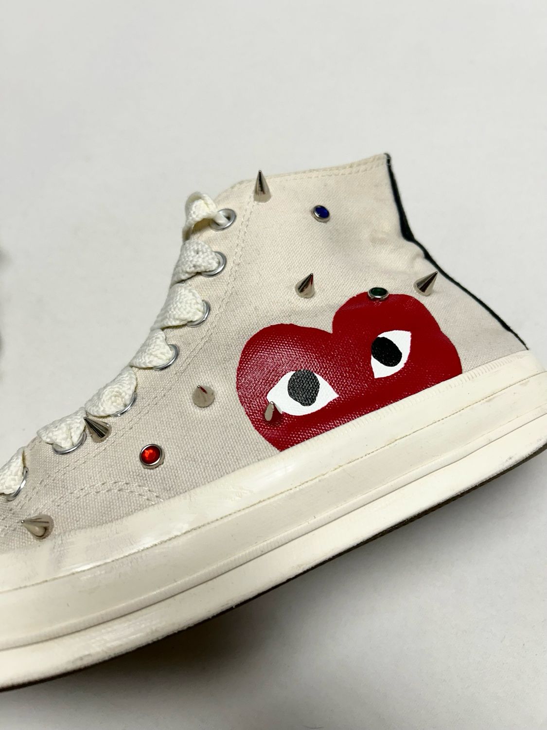 Comme des Garçons PLAY SS2015 Chuck Taylor All Star Hi Reworked