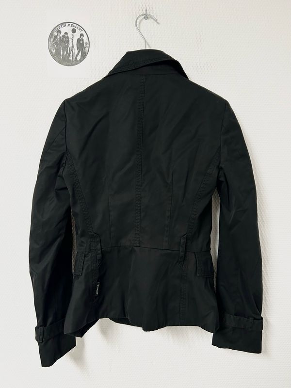 Moncler  2009 Marquise Asymmetric Trench Blazer Jacket