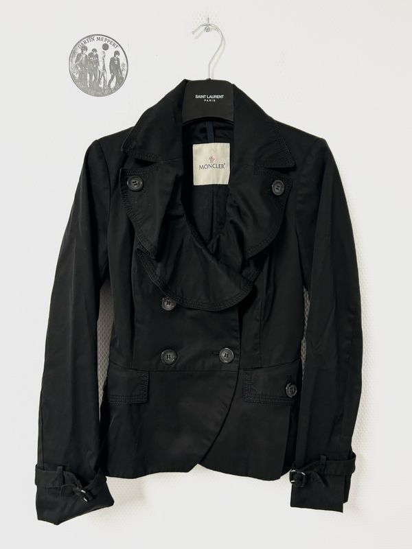 Moncler  2009 Marquise Asymmetric Trench Blazer Jacket