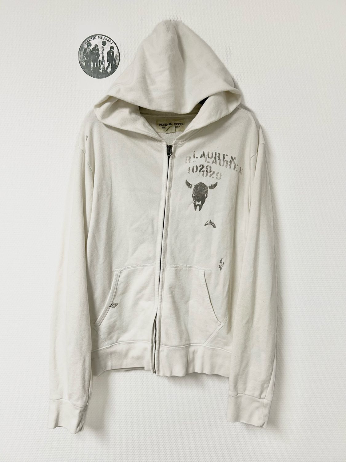 Denim &amp; Supply Ralph Lauren FW2014 Stencil Graphic Full-Zip Hoodie