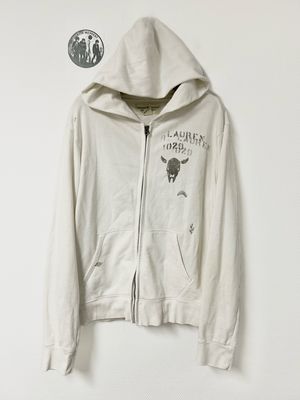 Denim & Supply Ralph Lauren FW2014 Stencil Graphic Full-Zip Hoodie Denim & Supply Ralph Lauren FW2014 Stencil Graphic Full-Zip Hoodie