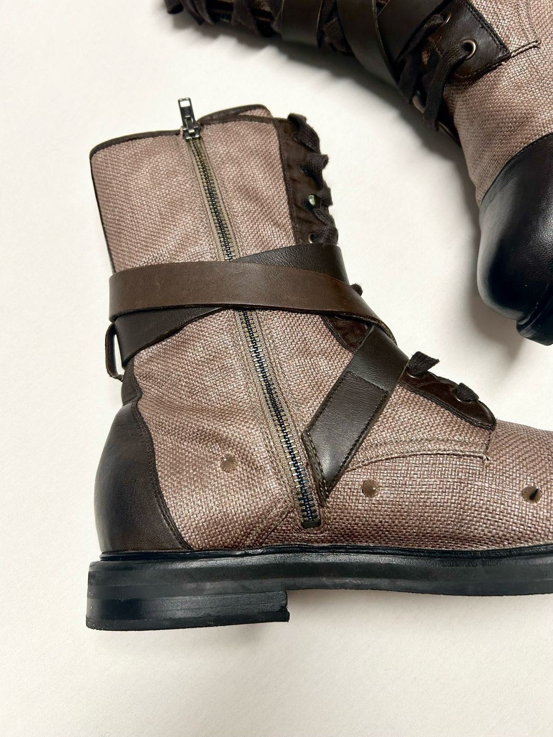 Balmain  SS2011 Bondage Ranger Boots