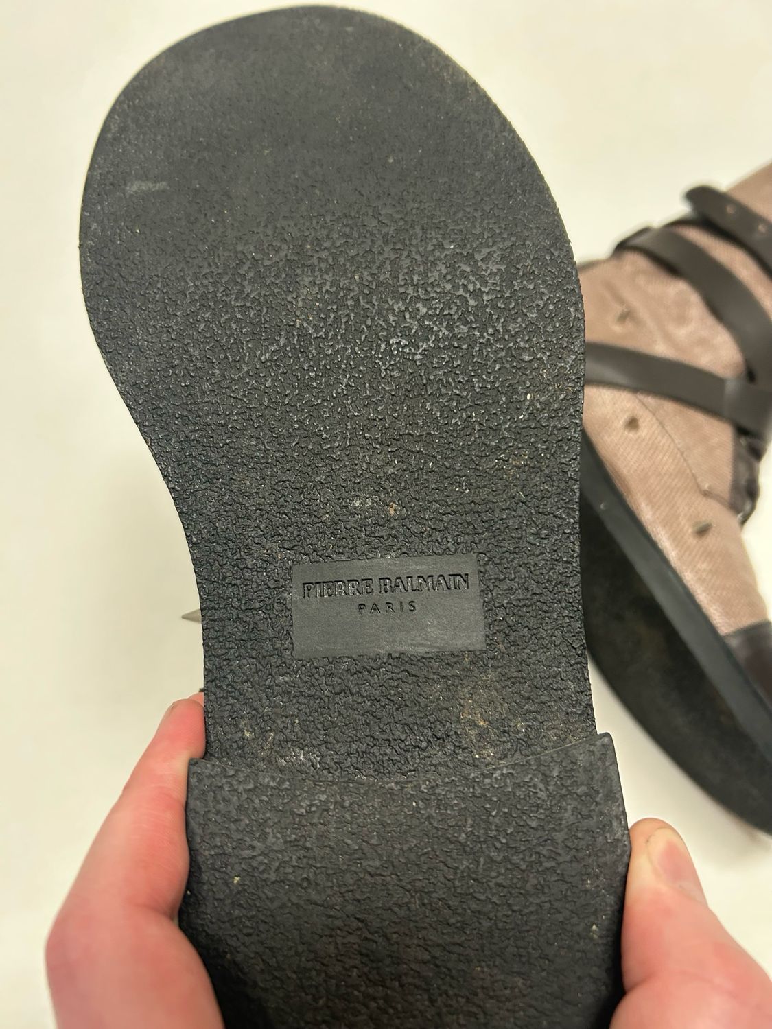 Balmain  SS2011 Bondage Ranger Boots