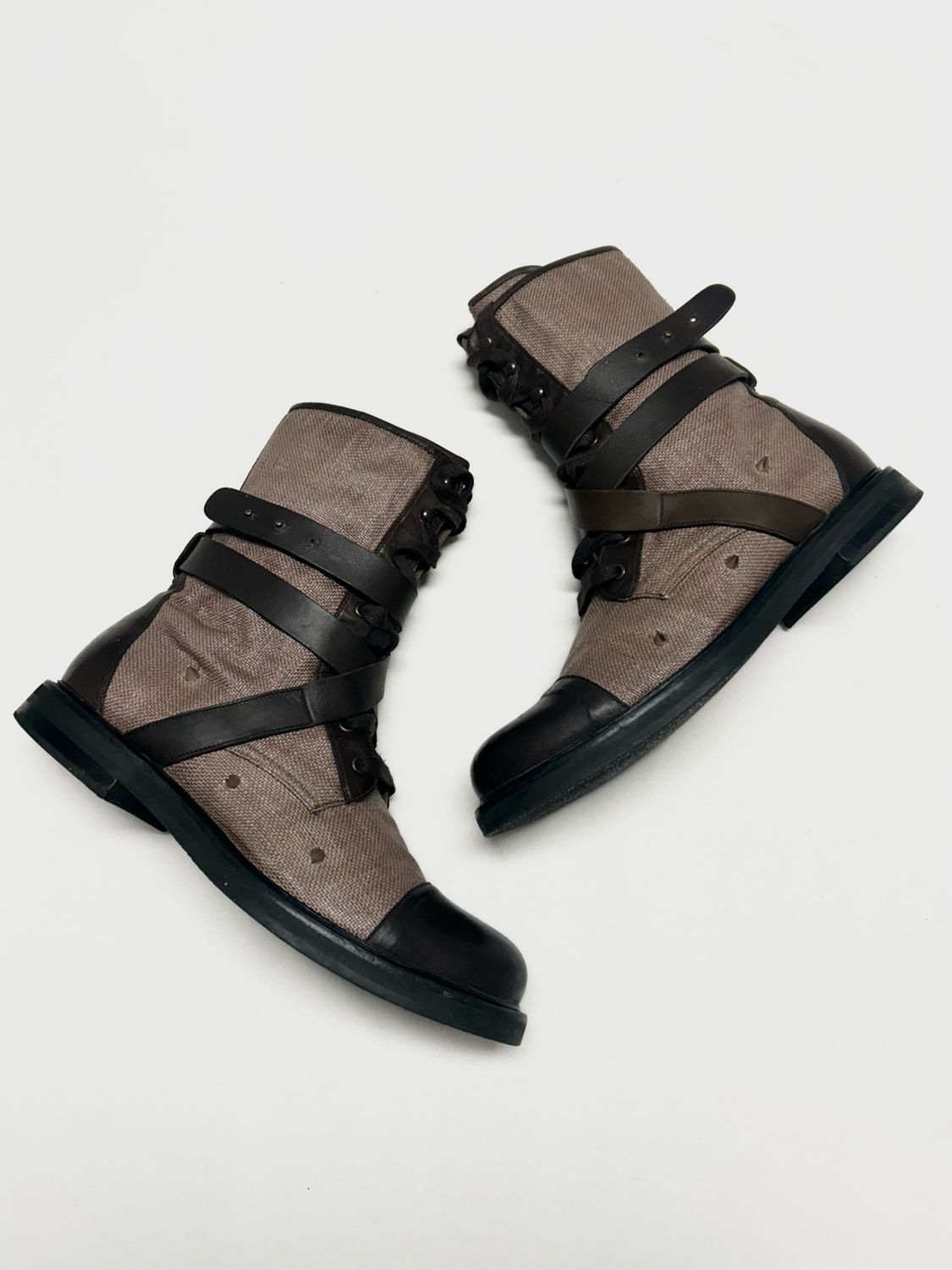 Balmain  SS2011 Bondage Ranger Boots