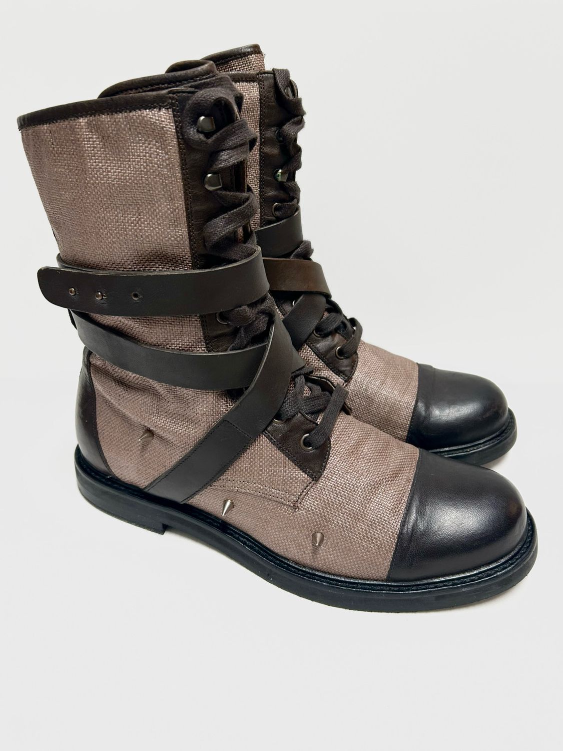 Balmain by Christophe Decarnin  SS2011 Bondage Ranger Boots 