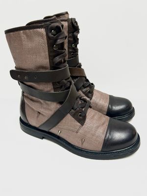 Balmain by Christophe Decarnin  SS2011 Bondage Ranger Boots 