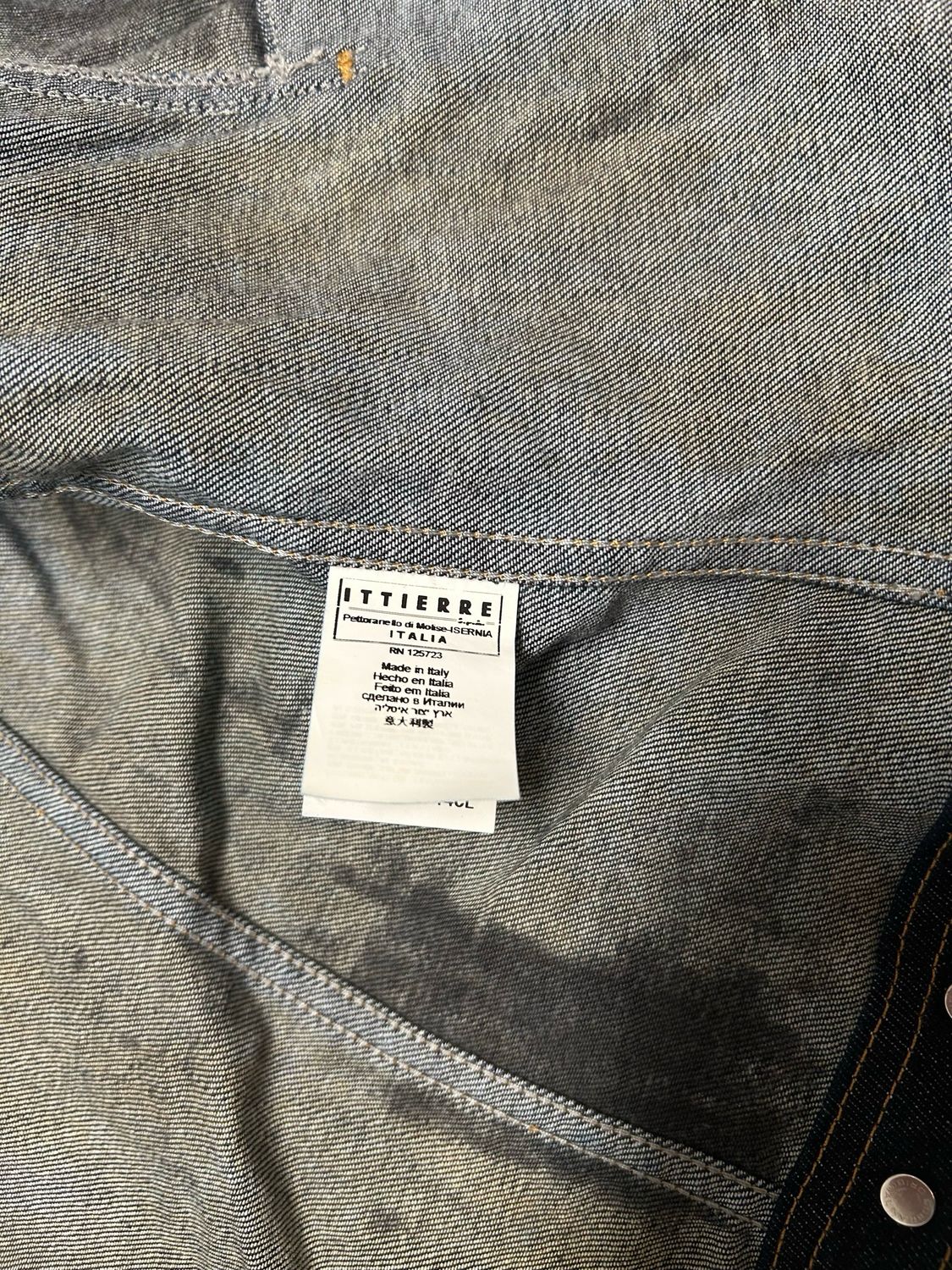 Balmain SS2012 Waxed Denim Jacket Reworked 