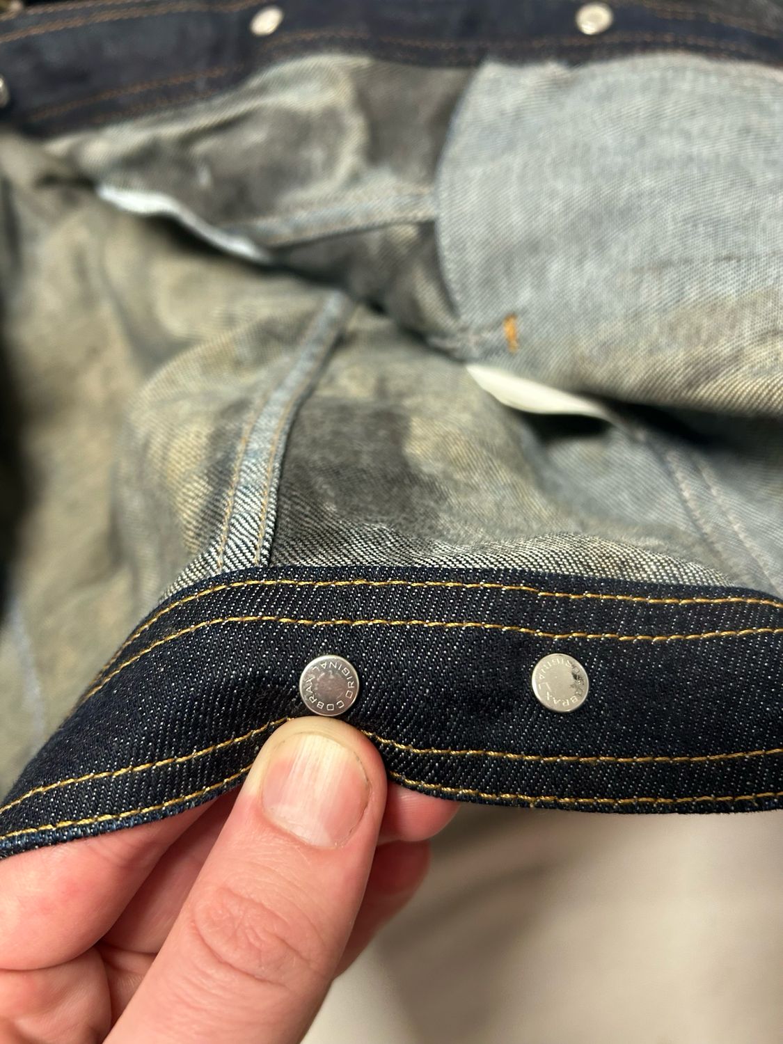 Balmain SS2012 Waxed Denim Jacket Reworked 