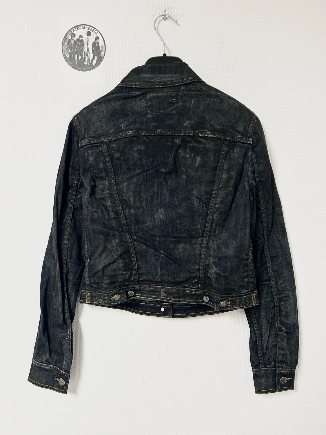 Balmain SS2012 Waxed Denim Jacket Reworked 