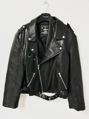Y/Project by Glenn Martens SS2023 Runway Double Layer Leather Jacket